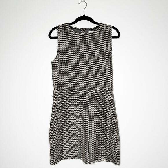 Reformation Suze Knit Mini Dress Women's Tan Black Size Large No Belt Size Large - Picture 5 of 8